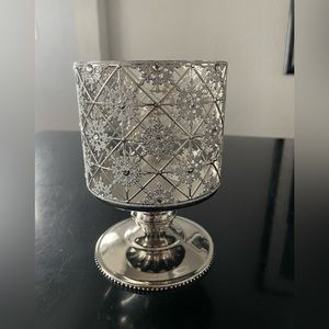 Bath & Body Works Geo Snowflake Pedestal Candle Holder